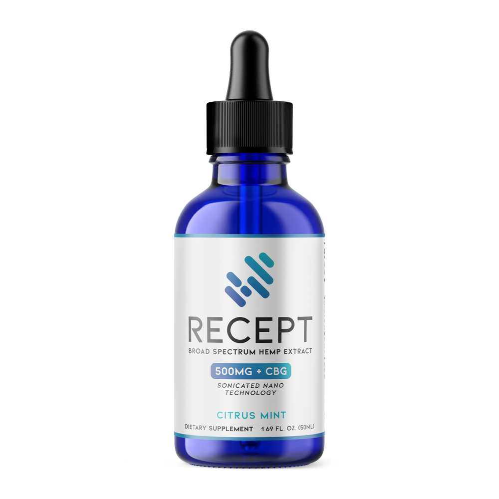 RECEPT CBDオイル CBGオイル CBD + CBG INFUSED OIL (2000mg)